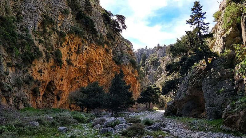 Impros Gorge, Frangokastelo