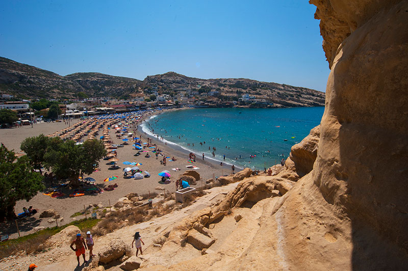 Matala Hippie Beach